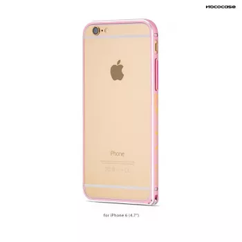 Capa bumper Hoco Good Fortune para Apple iPhone 6 / 6S HI-T027 rosa