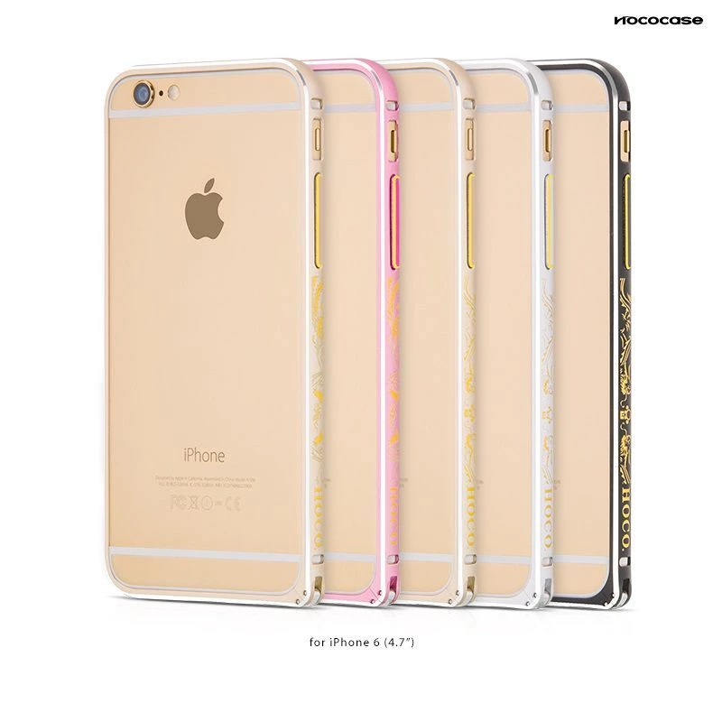 Capa bumper Hoco Good Fortune para Apple iPhone 6 / 6S HI-T027 rosa