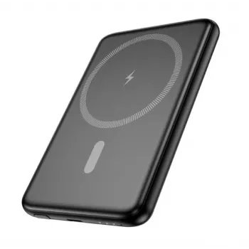 Hoco J140A Tony PD20W Power Bank Magnético Ultra Fino (5000mAh) Preto
