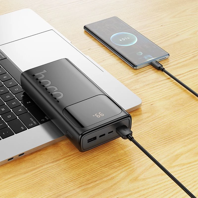 Power bank Hoco J144A Hymn 30000mAh preto