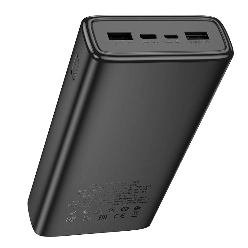Power bank Hoco J144A Hymn 30000mAh preto