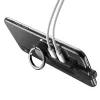 Cabo Hoco Lightning para 2 x Lightning + suporte de anel preto