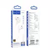 Auscultadores digitais universais Hoco M113 Clear com microfone para Apple Lightning, brancos