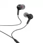 Hoco M78 Auscultadores intra-auriculares com fio e microfone, jack 3,5 mm, preto
