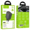 Hoco N50 Scenery PD45W (2C1A) carregador ficha EU preto