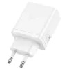 Hoco N50 Scenery PD45W (2C1A) carregador EU branco