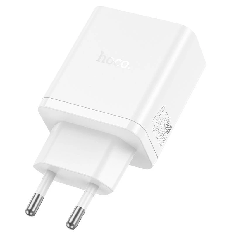 Hoco N50 Scenery PD45W (2C1A) carregador EU branco