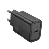Carregador Hoco N60 Gentle de porta única PD20W (EU) preto