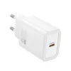 Carregador Hoco N60 Gentle porta única PD20W (UE) branco