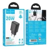 Hoco Carregador N61 Gentle PD20W+QC3.0 (UE) Preto
