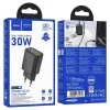 Hoco N63 Gentle Carregador PD30W+QC3.0 (EU) Preto