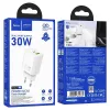 Carregador Hoco N63 Gentle PD30W+QC3.0 (EU) branco