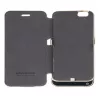 Capa de bateria ultrafina Hoco 3000mAh com capa em pele para Apple iPhone 6/6S preta