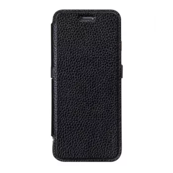 Capa de bateria ultrafina Hoco 3000mAh com capa em pele para Apple iPhone 6/6S preta