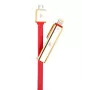 HOCO Cabo de carregamento universal UPL14 Lipstick Series 2-em-1 (Apple Lightning + Micro USB) vermelho