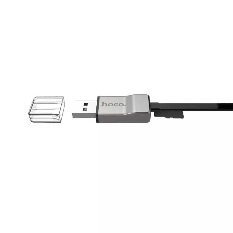 Leitor de cartões Hoco Universal UPM06 Triple Reader Micro USB OTG Preto