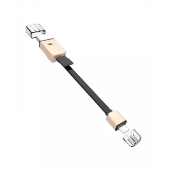 Hoco Leitor de cartões universal UPM06 Triple Reader com hub OTG Micro USB - dourado