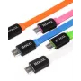 Cabo Micro USB colorido Hoco UPM02 rosa 1m