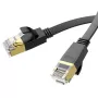 HOCO Cabo de rede plano em cobre puro US07 General (1m) preto