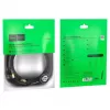 Cabo de rede Hoco US07 General Pure Copper plano (5m) Preto