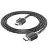 Cabo HDMI 2.0 Hoco US08 2m preto 4K HDR 18Gbps macho para macho
