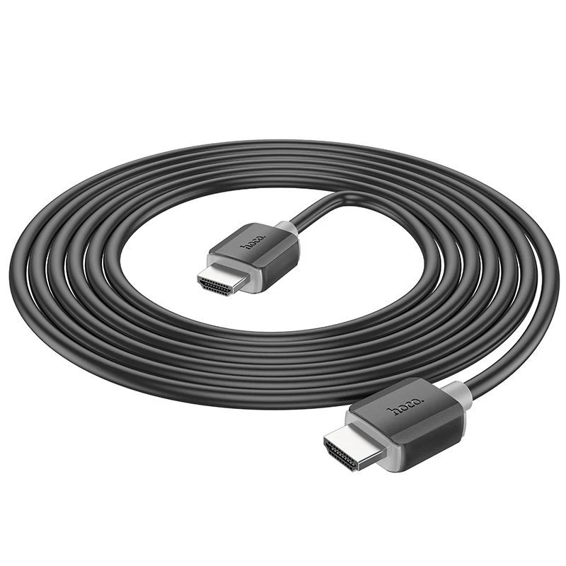 Hoco Cabo HDMI 2.0 US08 3m Preto 4K HDR com banho de ouro
