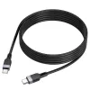 Hoco X109 Energy Cabo de carregamento e dados de silicone 60W USB-C para USB-C 3m Preto