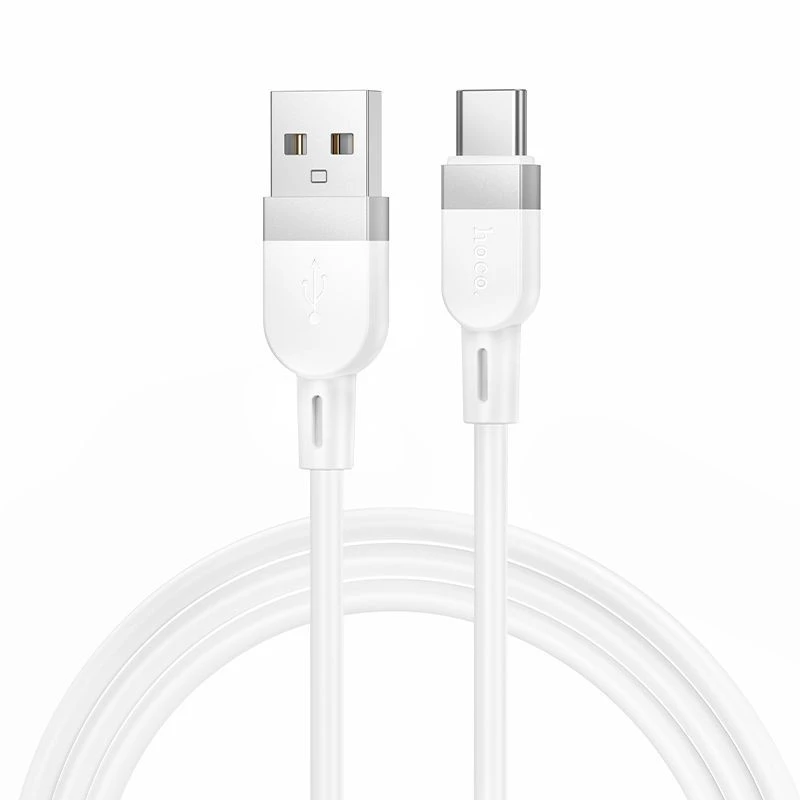 Cabo de carregamento e dados Hoco X109 Energy em silicone Type-C (L=1M) Branco