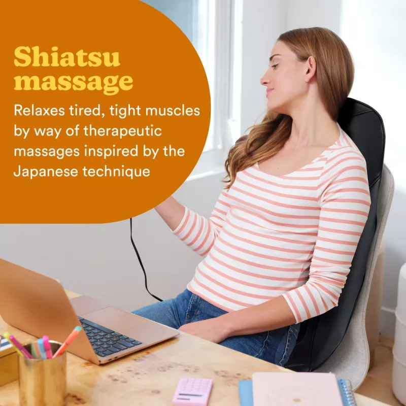 Homedics SBM-65H-EU Shiatsu Experience massajador de costas + calor