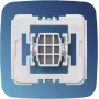 Homematic IP Adaptador para Gira New Generation, pack de 20, branco, plástico, IP20, montagem na parede, parafusos incluídos