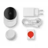 Homematic IP Indoor Camera basic (HmIP-CI-B) – Câmara de segurança Wi-Fi 3 MP, branco/preto