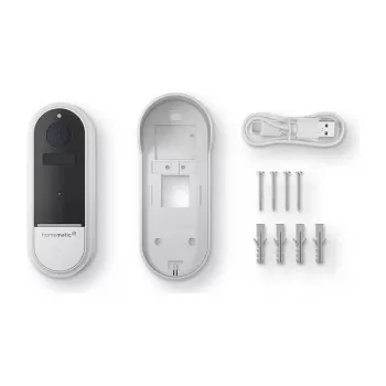 Homematic IP Campainha vídeo HmIP-CODB, 3 MP, Wi-Fi, branco
