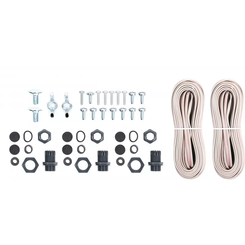 Kit HORMANN SK Lineamatic, Portronic D 5000 – par de barreiras de luz Sommer EL-301 e lâmpada de aviso LED SLK 24V com parafusos de montagem