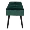 House Nordic Banco com revestimento em veludo verde 100x35x44