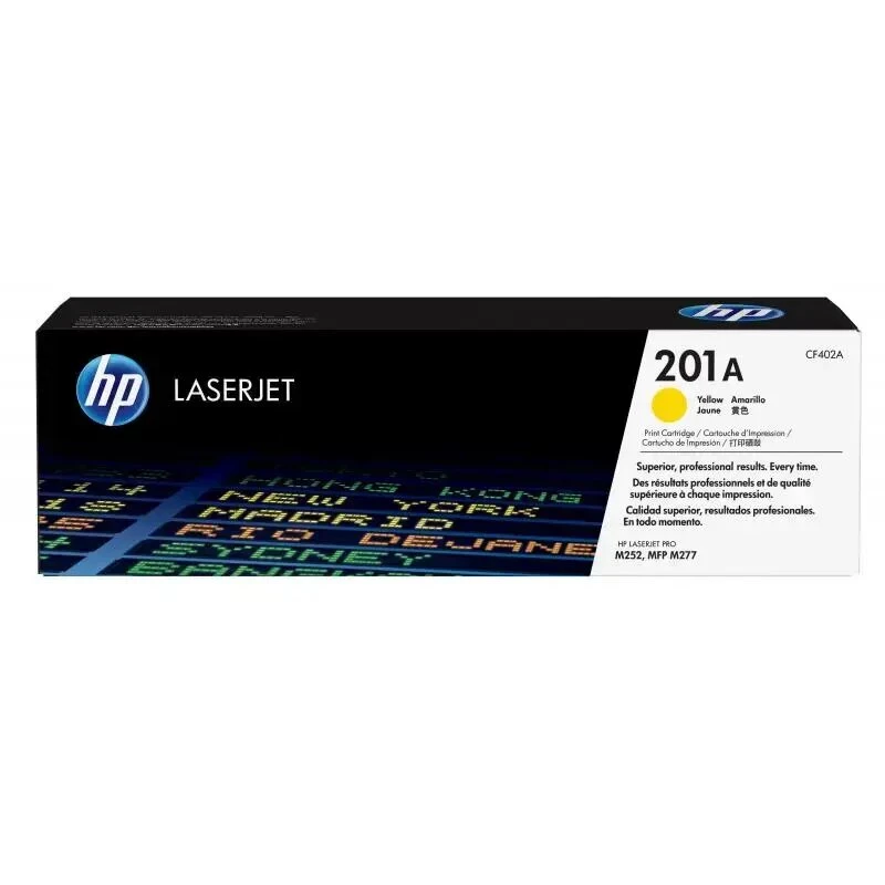 HP 201A amarelo tinteiro original LaserJet (CF402A) - 1.400 páginas
