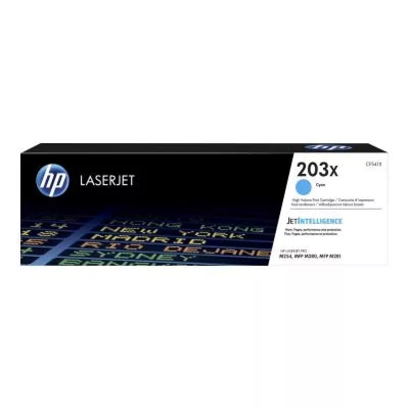 Toner ciano de alto rendimento HP 203X (CF541X) - HP original