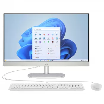 HP 24-cr0430ng PC All-in-One 23,8 polegadas, Intel Core i3-1315U, 8 GB RAM, 256 GB SSD, Windows 11 Home, Branco