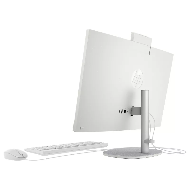 PC All-in-One HP 24-cr0450ng, 23,8 polegadas FHD IPS, Intel Core i5-1334U, 8 GB RAM, 512 GB SSD, Windows 11 Home, Branco