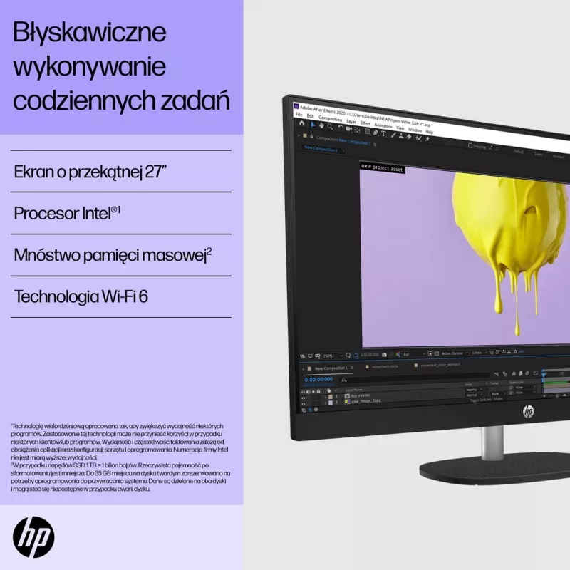 HP 27-cr0224nw All-in-One PC Intel Core i5-1335U 27