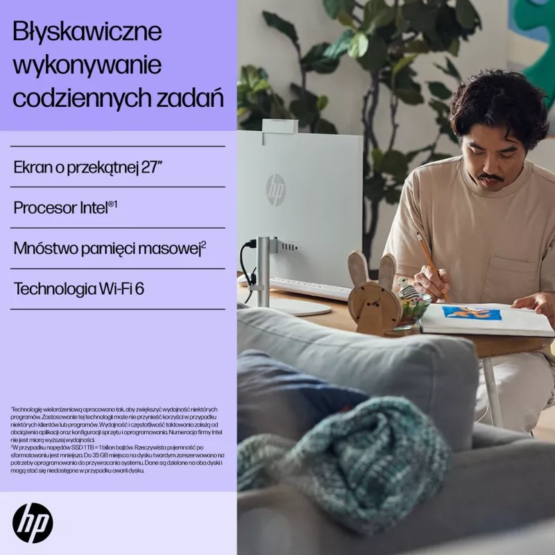 HP 27-cr0224nw All-in-One PC Intel Core i5-1335U 27
