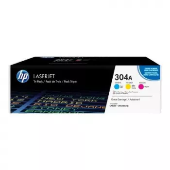 Multipack de cartuchos de tinta original HP 304A (preto e tricolor) (CF372AM)