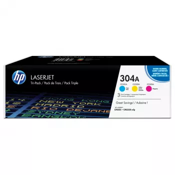 Multipack de cartuchos de tinta original HP 304A (preto e tricolor) (CF372AM)