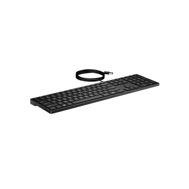 Teclado com fios HP 320K SmartBuy (EN) - preto - QWERTY - USB