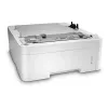 HP Alimentador de papel de 550 folhas - branco/cinzento