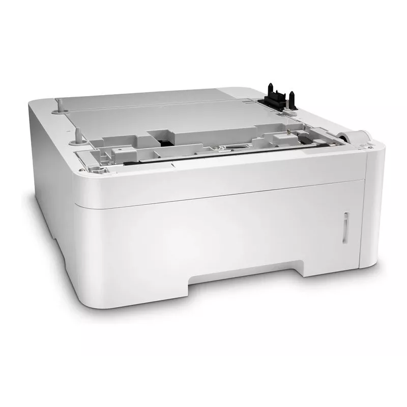 HP Alimentador de papel de 550 folhas - branco/cinzento
