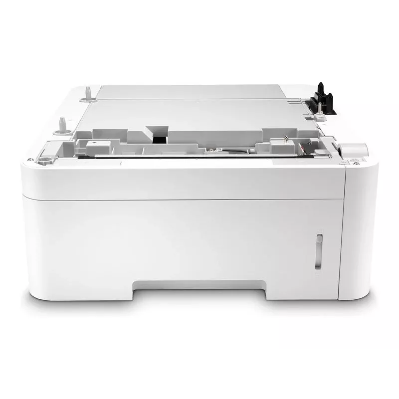 HP Alimentador de papel de 550 folhas - branco/cinzento