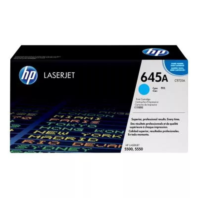 Cartucho de toner original HP 645A ciano (C9731A)
