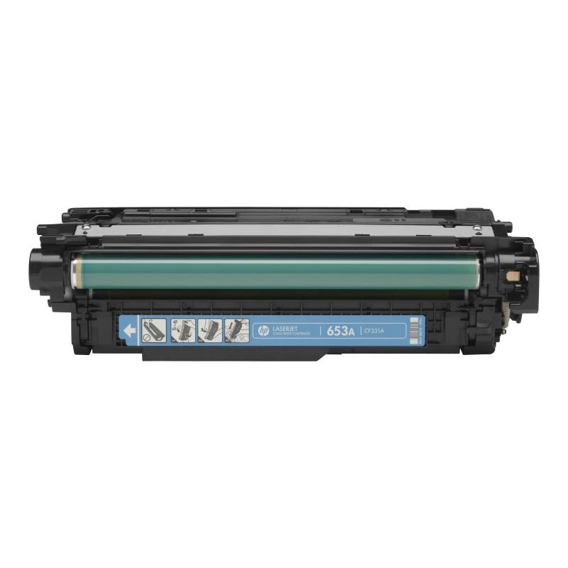 Cartucho de toner original HP 654A ciano (CF331A) - 15.000 páginas