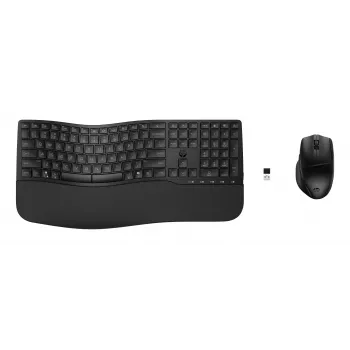 HP 680 Comfort Conjunto de teclado e rato - Dual Wireless - Preto