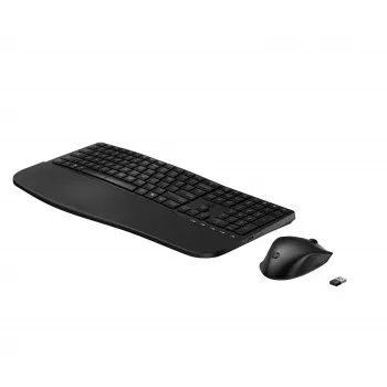 Conjunto de Teclado e Rato sem Fios HP 685 - Modo Duplo, Layout de 3 Zonas, Preto